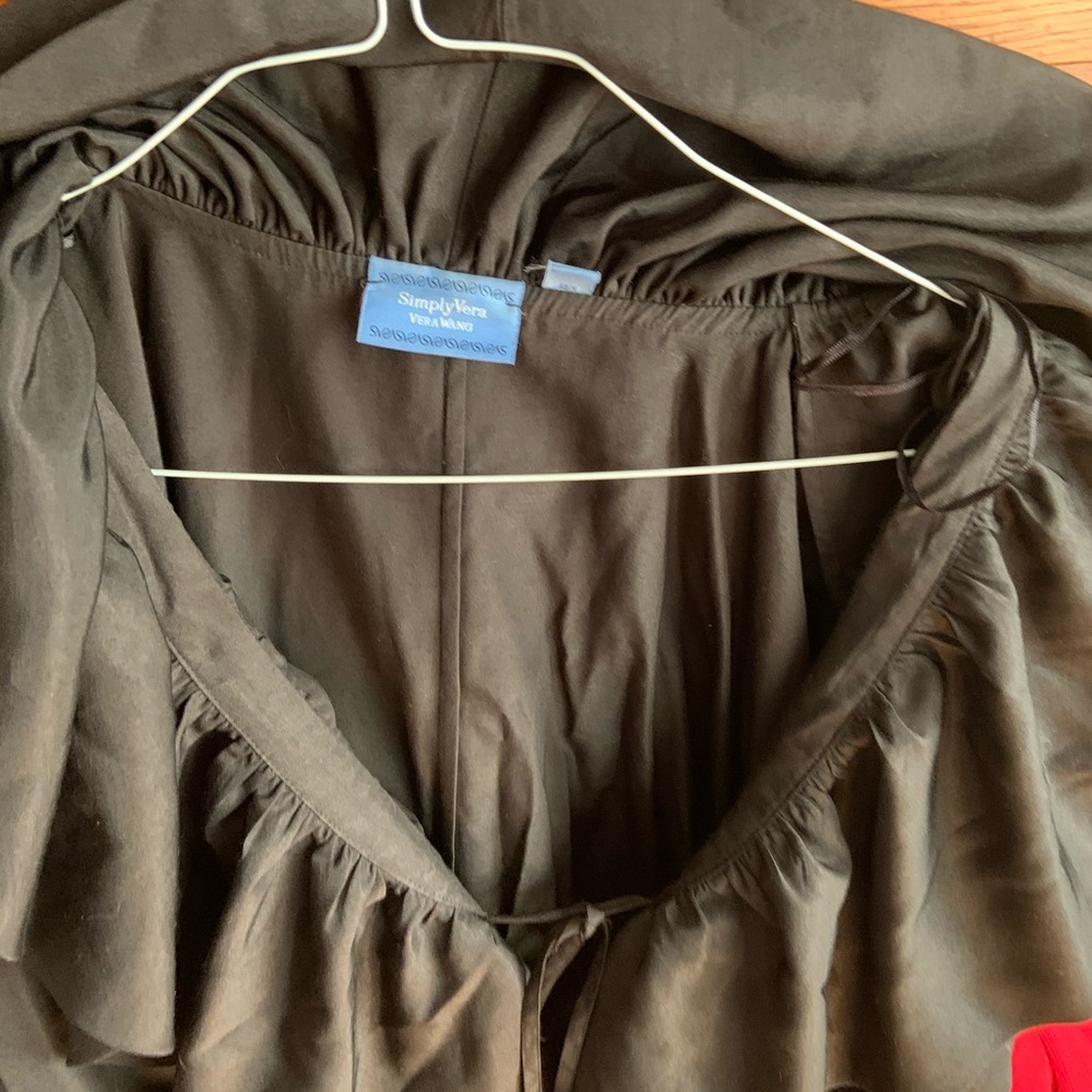 Black Vera wang wrap for dressy conditions  cute